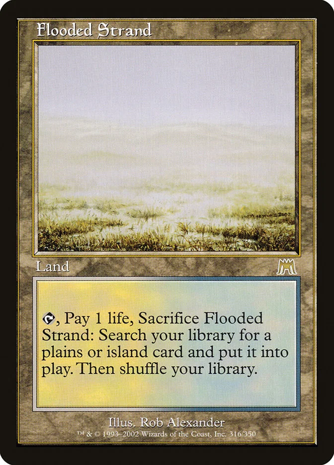 Flooded Strand (Onslaught) - Magic: The Gathering in TCG Land