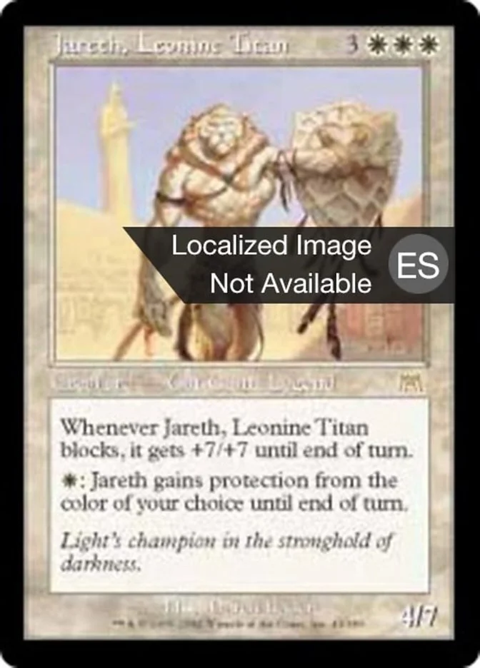 Járeth, titán leonino (Onslaught) - Magic: The Gathering in TCG Land México