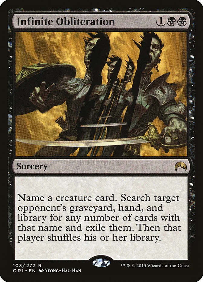 Infinite Obliteration (Magic Origins) - Magic: The Gathering in TCG Land