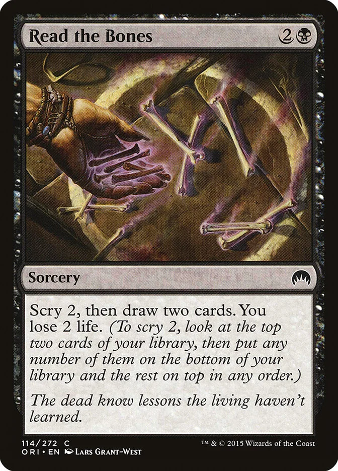 Read the Bones (Magic Origins) - Magic: The Gathering in TCG Land