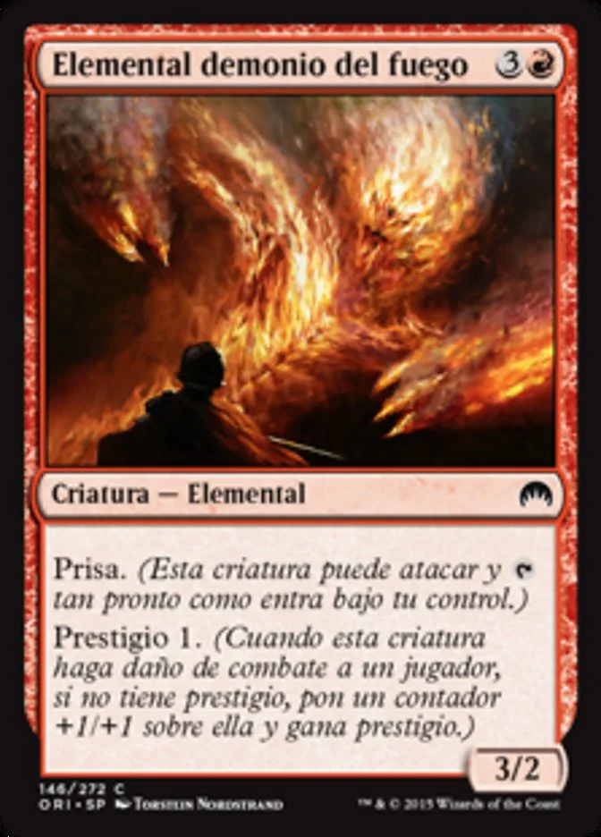 Elemental demonio del fuego (Magic Origins) - Magic: The Gathering in TCG Land