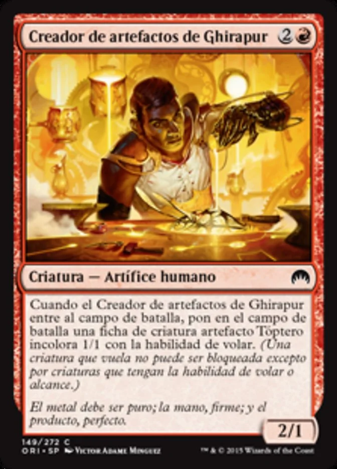 Creador de artefactos de Ghirapur (Magic Origins) - Magic: The Gathering in TCG Land México