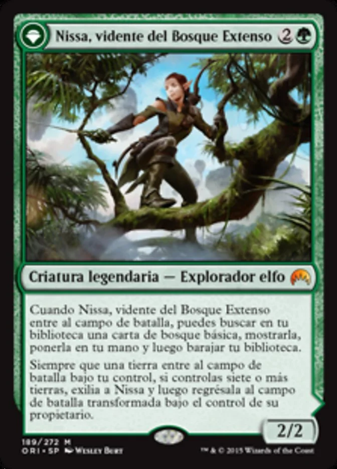 Nissa, vidente del Bosque Extenso (Magic Origins) - Magic: The Gathering in TCG Land México