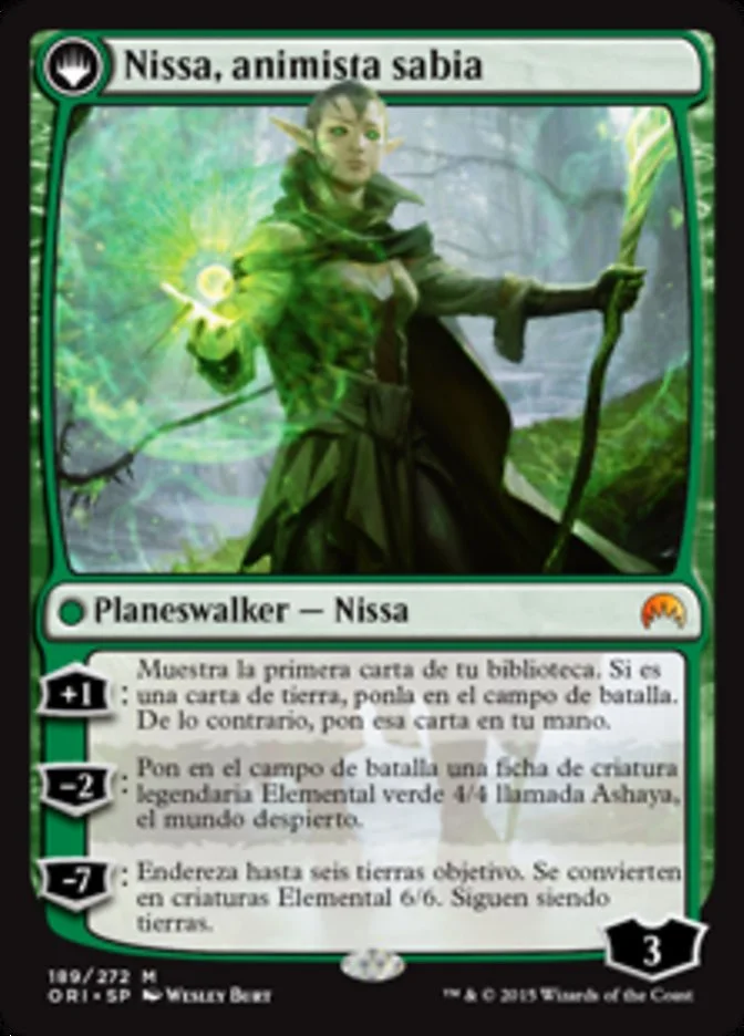 Nissa, animista sabia (Magic Origins) - Magic: The Gathering in TCG Land México