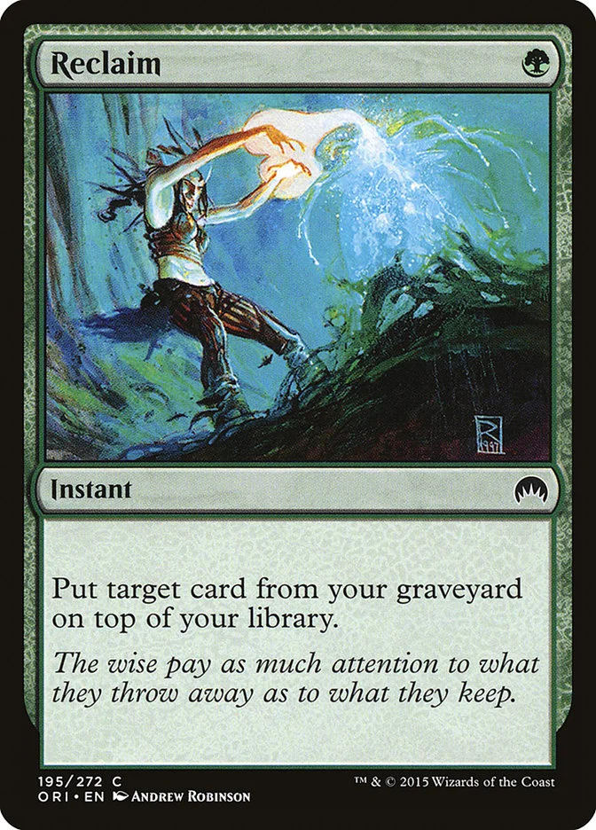 Reclaim (Magic Origins) - Magic: The Gathering in TCG Land México