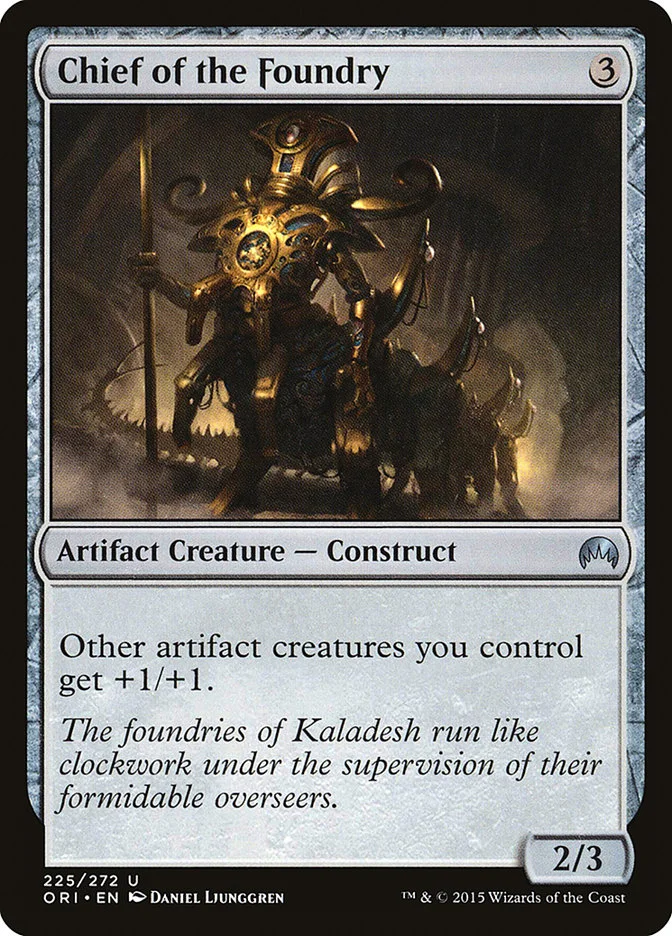 Chief of the Foundry (Magic Origins) - Magic: The Gathering in TCG Land