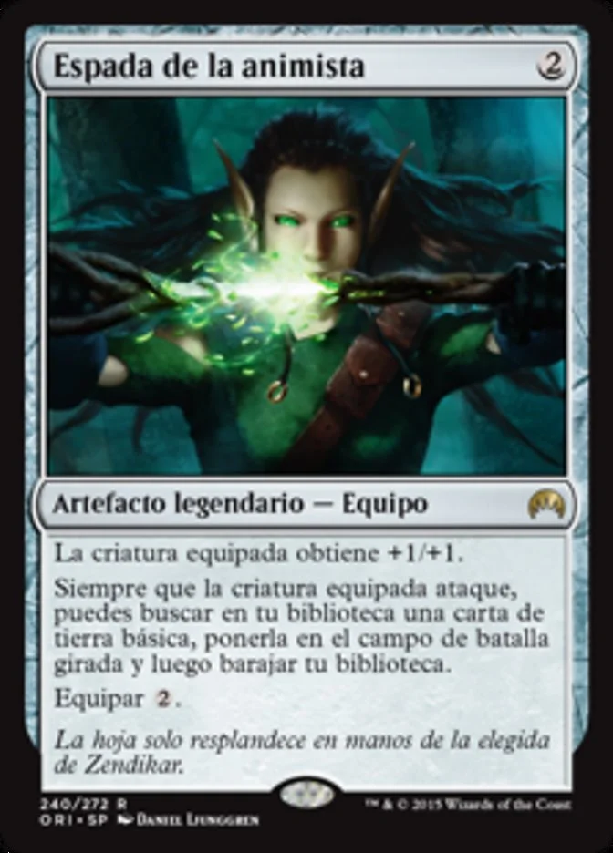 Espada de la animista (Magic Origins) - Magic: The Gathering in TCG Land México