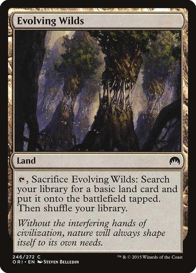 Evolving Wilds (Magic Origins) - Magic: The Gathering in TCG Land