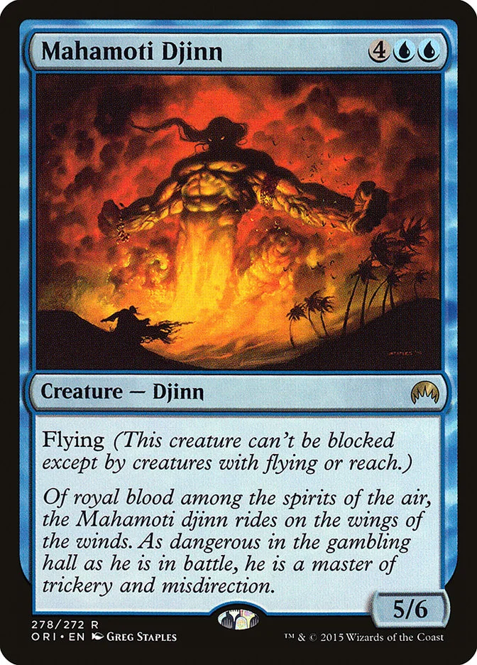 Mahamoti Djinn (Magic Origins) - Magic: The Gathering in TCG Land