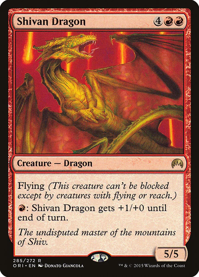 Shivan Dragon (Magic Origins) - Magic: The Gathering in TCG Land México
