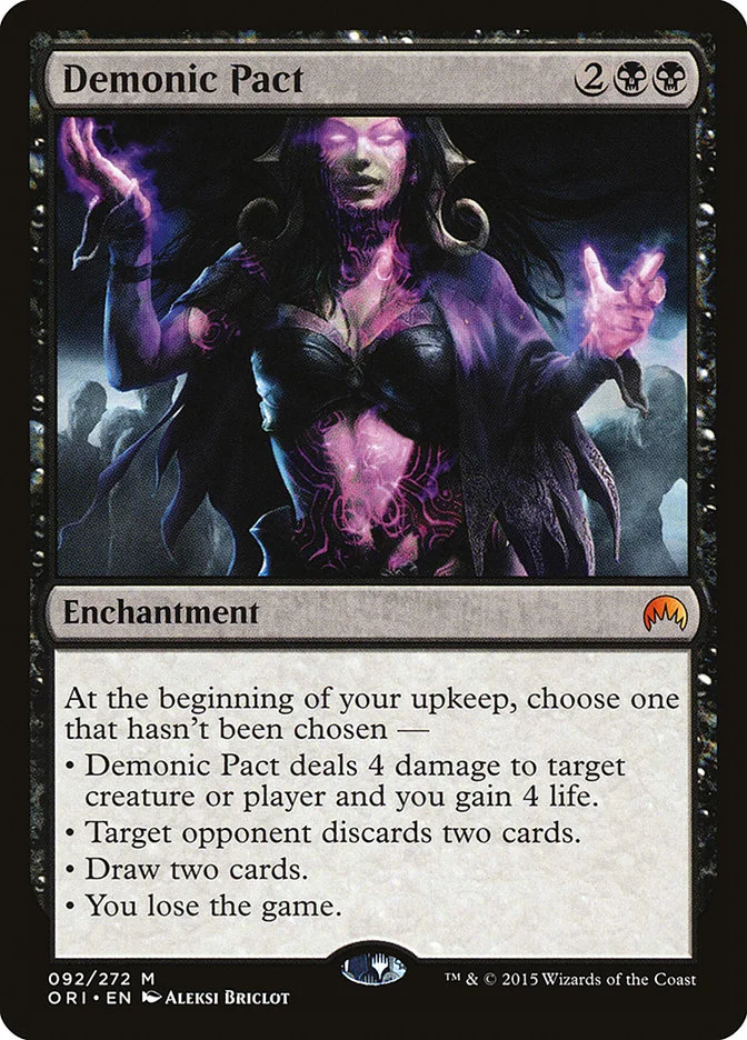 Demonic Pact (Magic Origins) - Magic: The Gathering in TCG Land