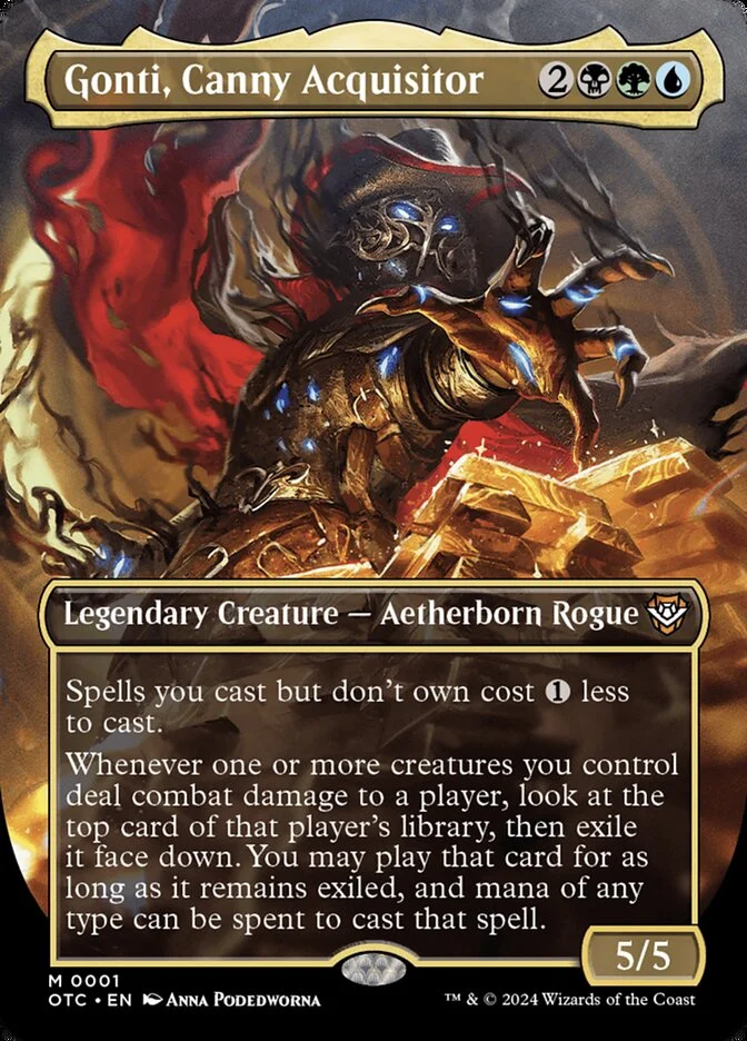 Gonti, Canny Acquisitor (Outlaws of Thunder Junction Commander) - Magic: The Gathering in TCG Land