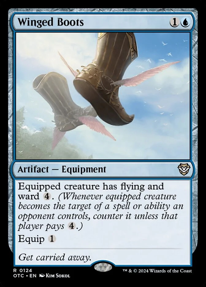 Winged Boots (Outlaws of Thunder Junction Commander) - Magic: The Gathering in TCG Land México