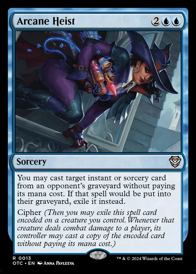 Arcane Heist (Outlaws of Thunder Junction Commander) - Magic: The Gathering in TCG Land