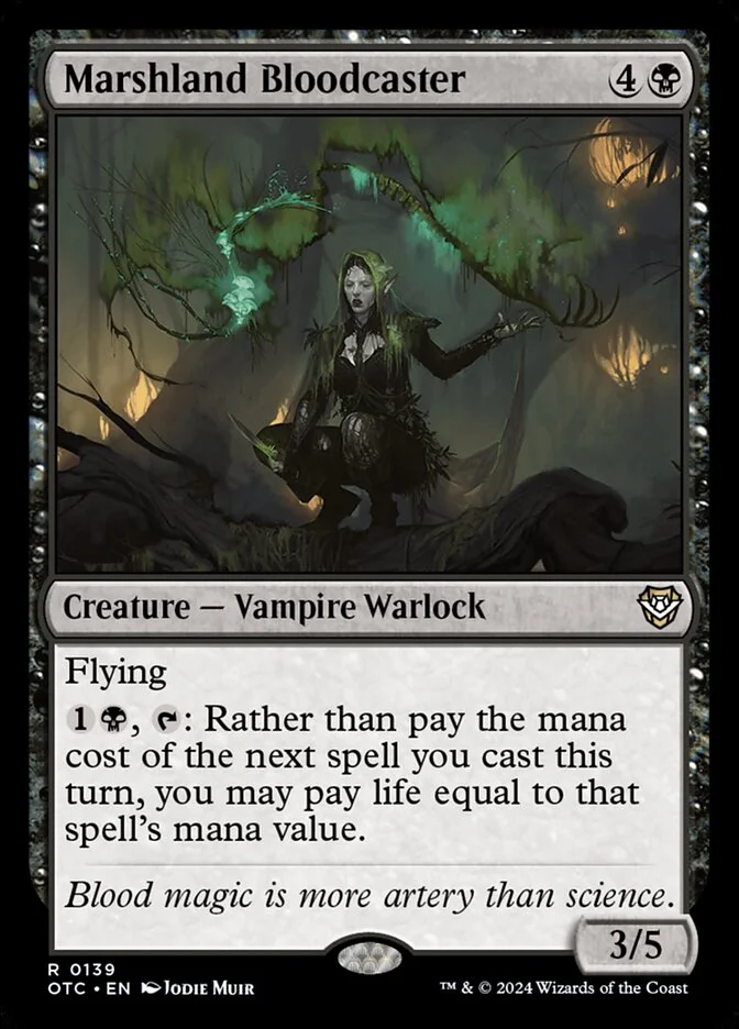 Marshland Bloodcaster (Outlaws of Thunder Junction Commander) - Magic: The Gathering in TCG Land