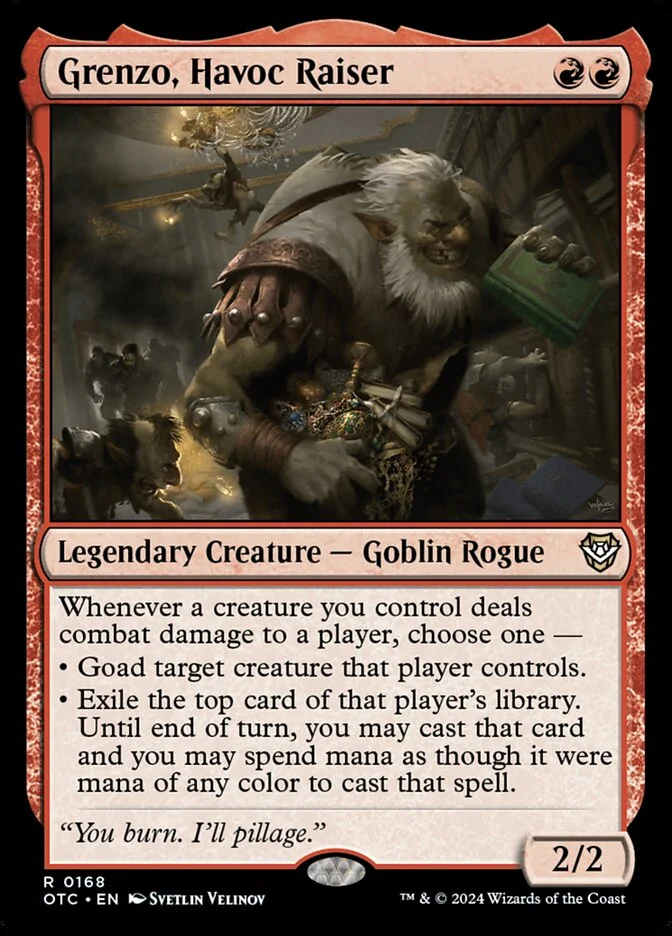 Grenzo, Havoc Raiser (Outlaws of Thunder Junction Commander) - Magic: The Gathering in TCG Land