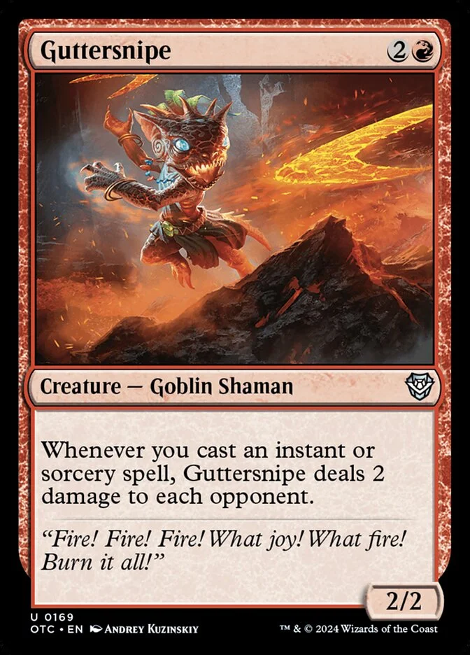 Guttersnipe (Outlaws of Thunder Junction Commander) - Magic: The Gathering in TCG Land