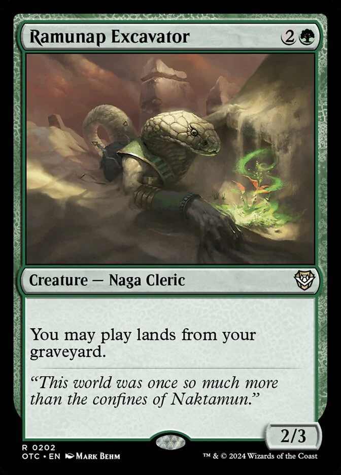 Ramunap Excavator (Outlaws of Thunder Junction Commander) - Magic: The Gathering in TCG Land