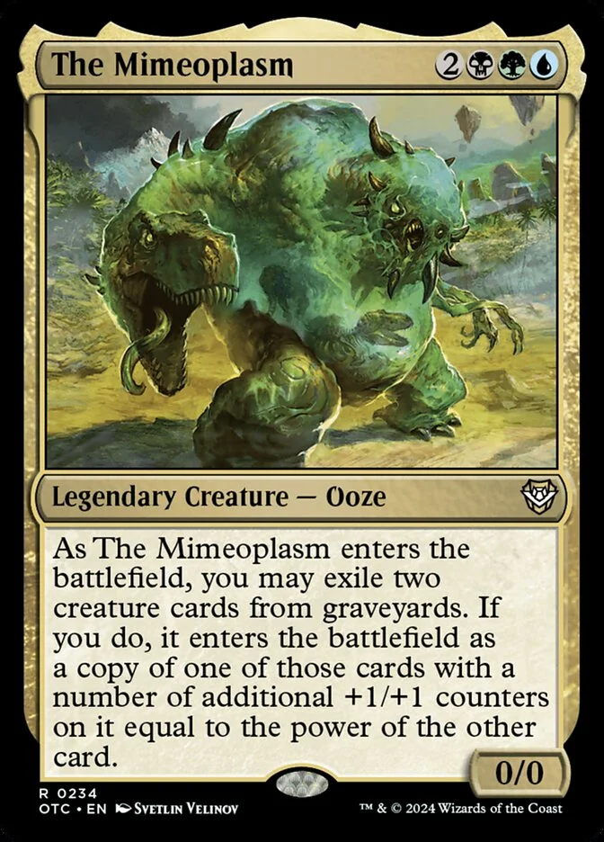 The Mimeoplasm (Outlaws of Thunder Junction Commander) - Magic: The Gathering in TCG Land
