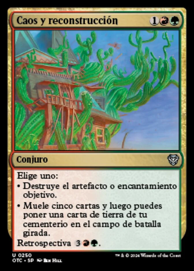 Caos y reconstrucción (Outlaws of Thunder Junction Commander) - Magic: The Gathering in TCG Land México