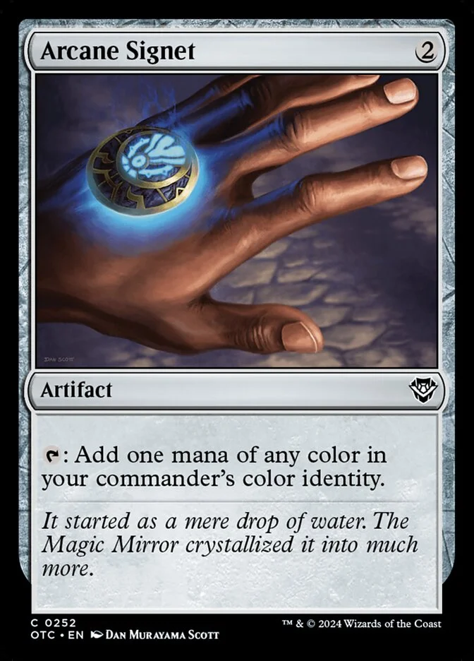 Arcane Signet (Outlaws of Thunder Junction Commander) - Magic: The Gathering in TCG Land