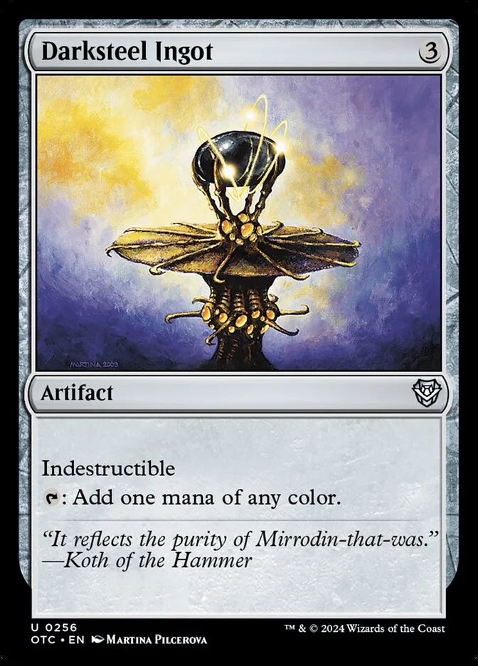 Darksteel Ingot (Outlaws of Thunder Junction Commander) - Magic: The Gathering in TCG Land México
