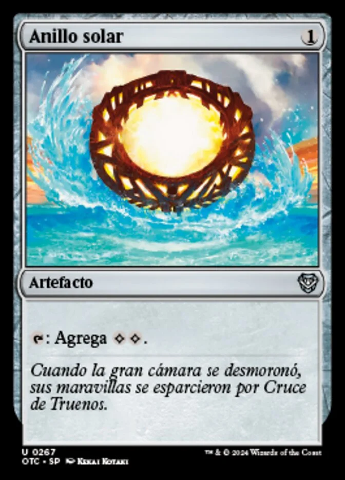 Anillo solar (Outlaws of Thunder Junction Commander) - Magic: The Gathering in TCG Land