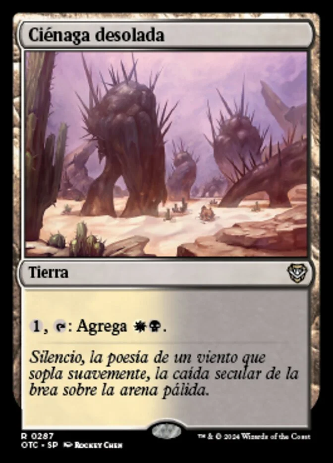 Ciénaga desolada (Outlaws of Thunder Junction Commander) - Magic: The Gathering in TCG Land