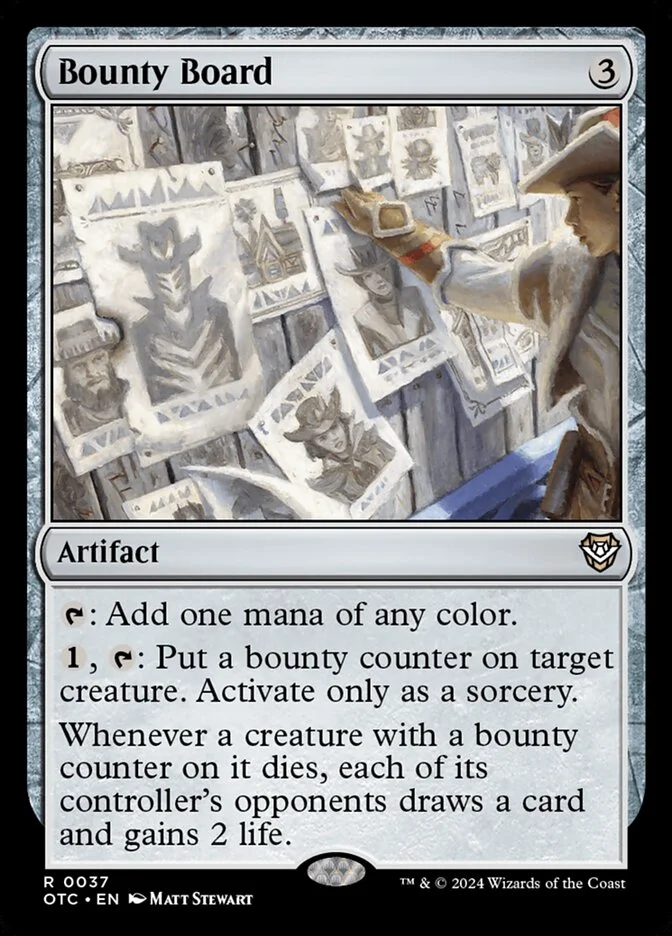 Bounty Board (Outlaws of Thunder Junction Commander) - Magic: The Gathering in TCG Land