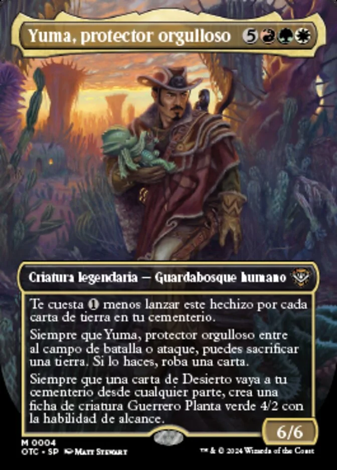 Yuma, protector orgulloso (Outlaws of Thunder Junction Commander) - Magic: The Gathering in TCG Land México