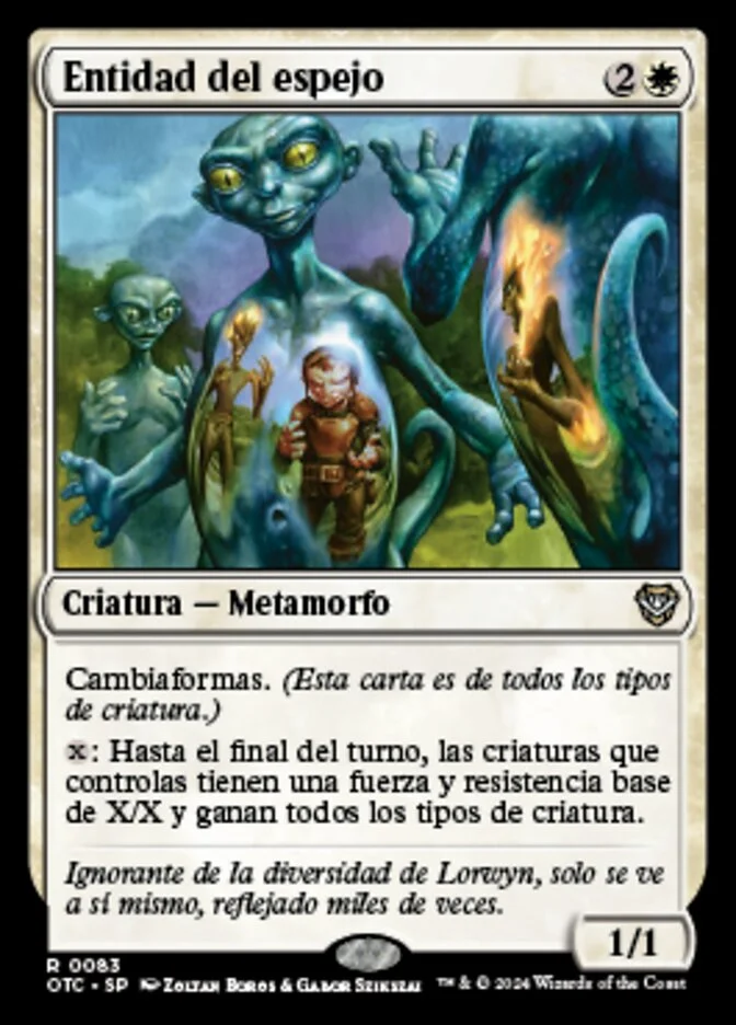 Entidad del espejo (Outlaws of Thunder Junction Commander) - Magic: The Gathering in TCG Land México