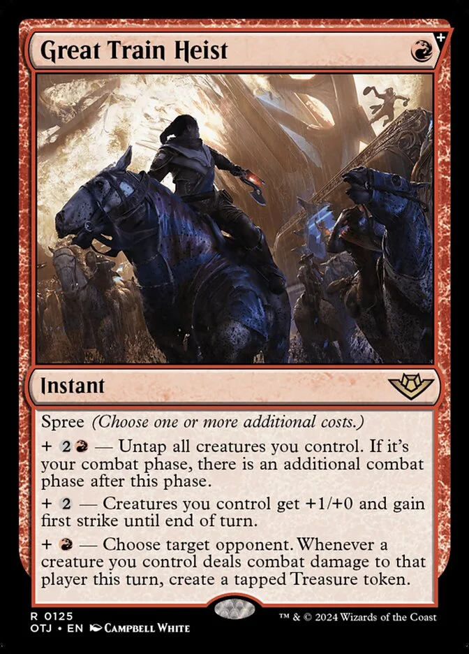 Great Train Heist (Outlaws of Thunder Junction) - Magic: The Gathering in TCG Land