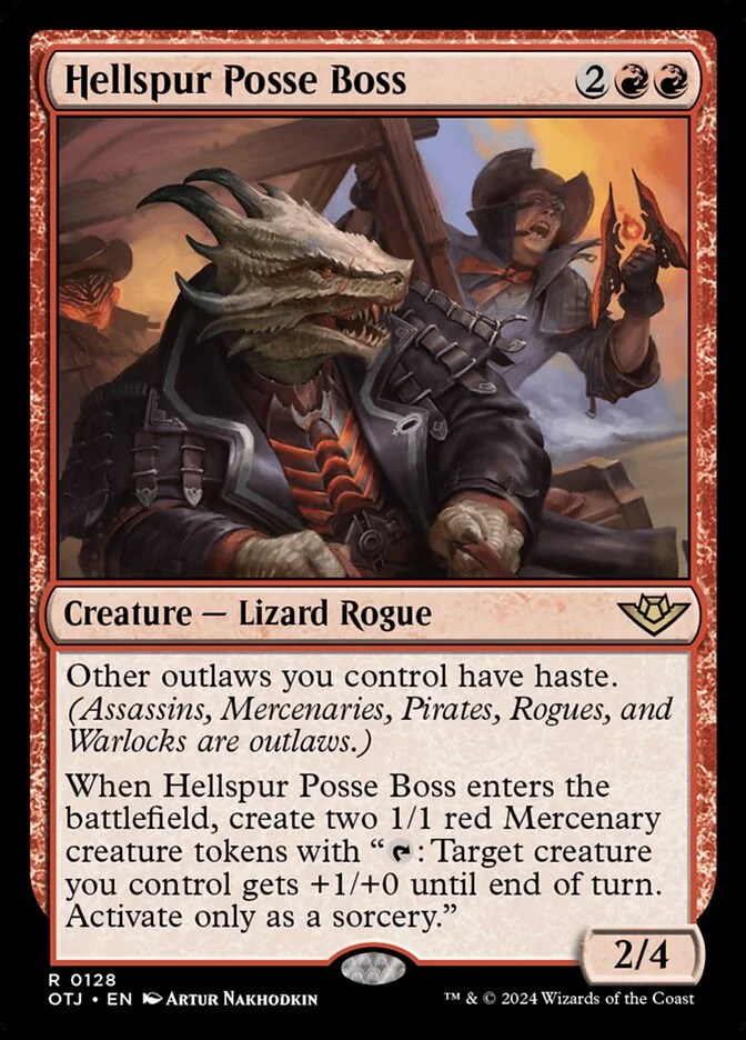 Hellspur Posse Boss (Outlaws of Thunder Junction) - Magic: The Gathering in TCG Land