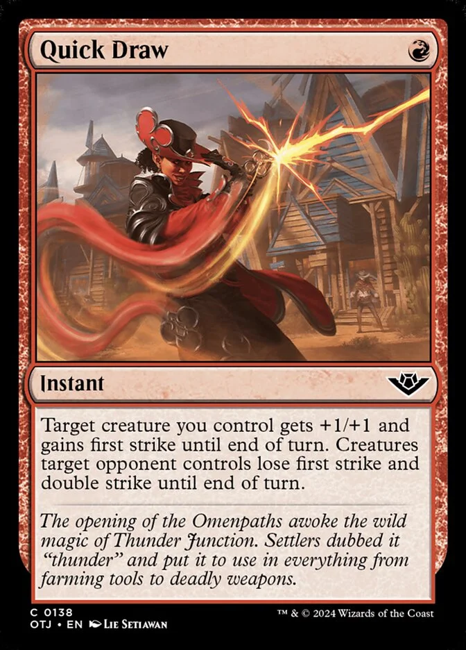 Quick Draw (Outlaws of Thunder Junction) - Magic: The Gathering in TCG Land