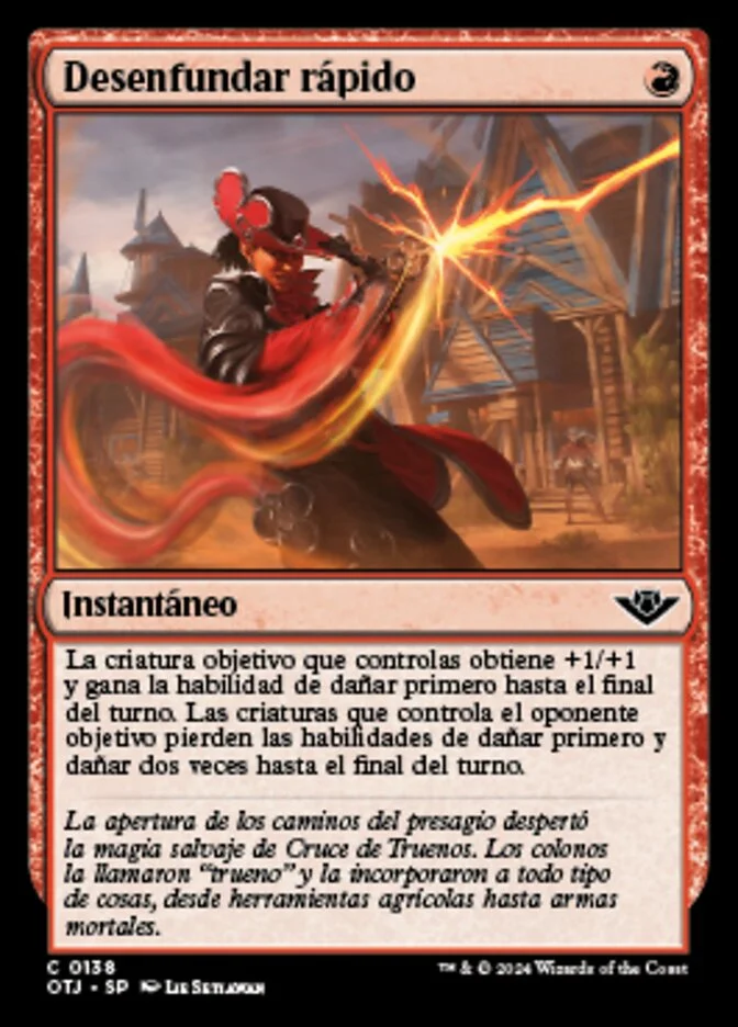 Desenfundar rápido (Outlaws of Thunder Junction) - Magic: The Gathering in TCG Land