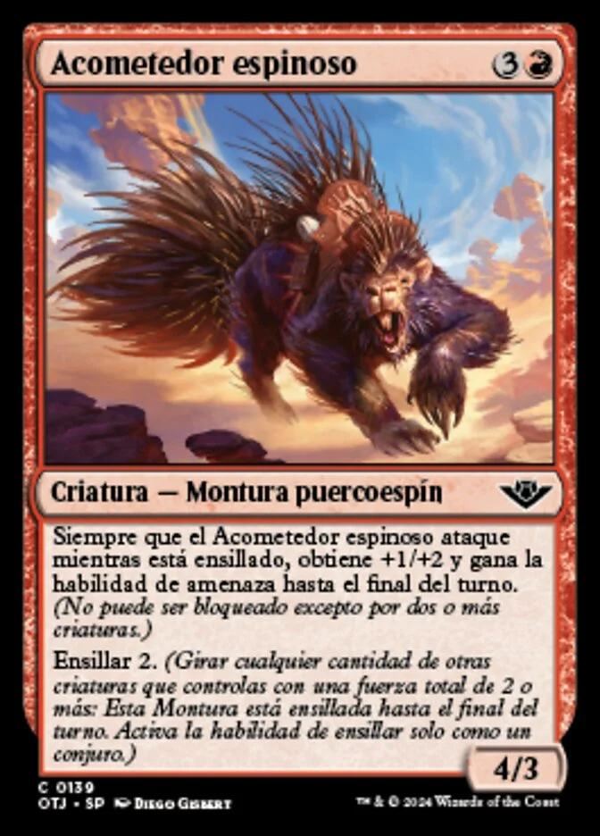 Acometedor espinoso (Outlaws of Thunder Junction) - Magic: The Gathering in TCG Land