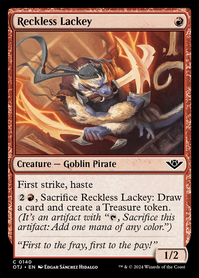 Reckless Lackey (Outlaws of Thunder Junction) - Magic: The Gathering in TCG Land