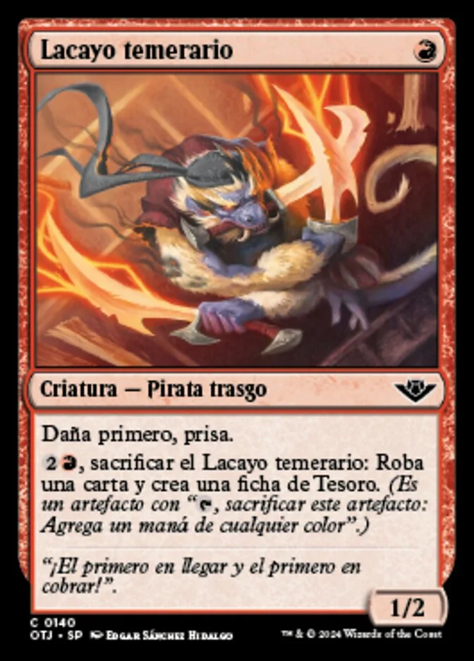 Lacayo temerario (Outlaws of Thunder Junction) - Magic: The Gathering in TCG Land