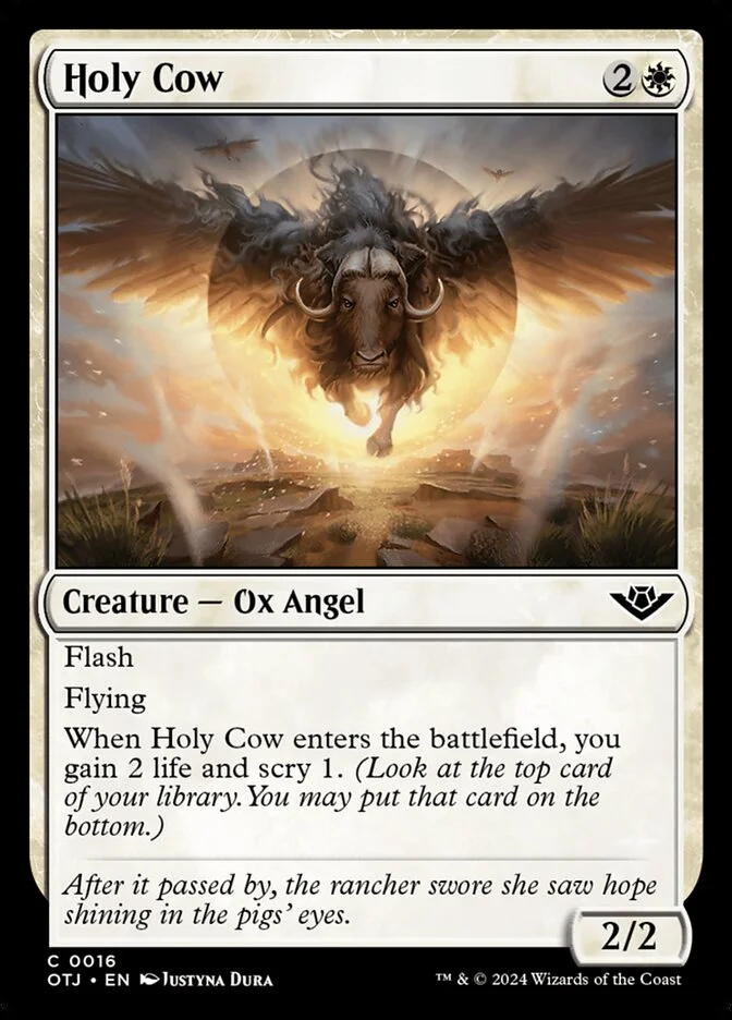 Holy Cow (Outlaws of Thunder Junction) - Magic: The Gathering in TCG Land