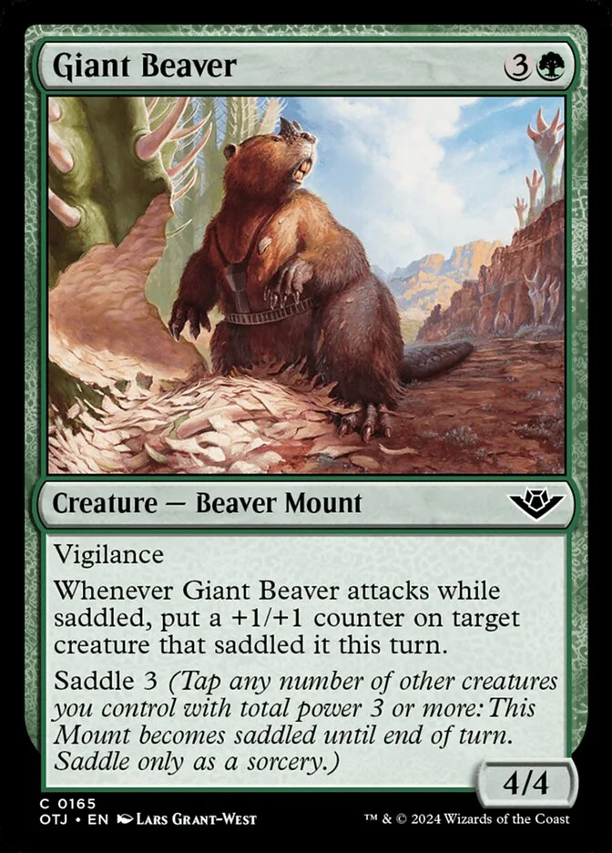 Giant Beaver (Outlaws of Thunder Junction) - Magic: The Gathering in TCG Land