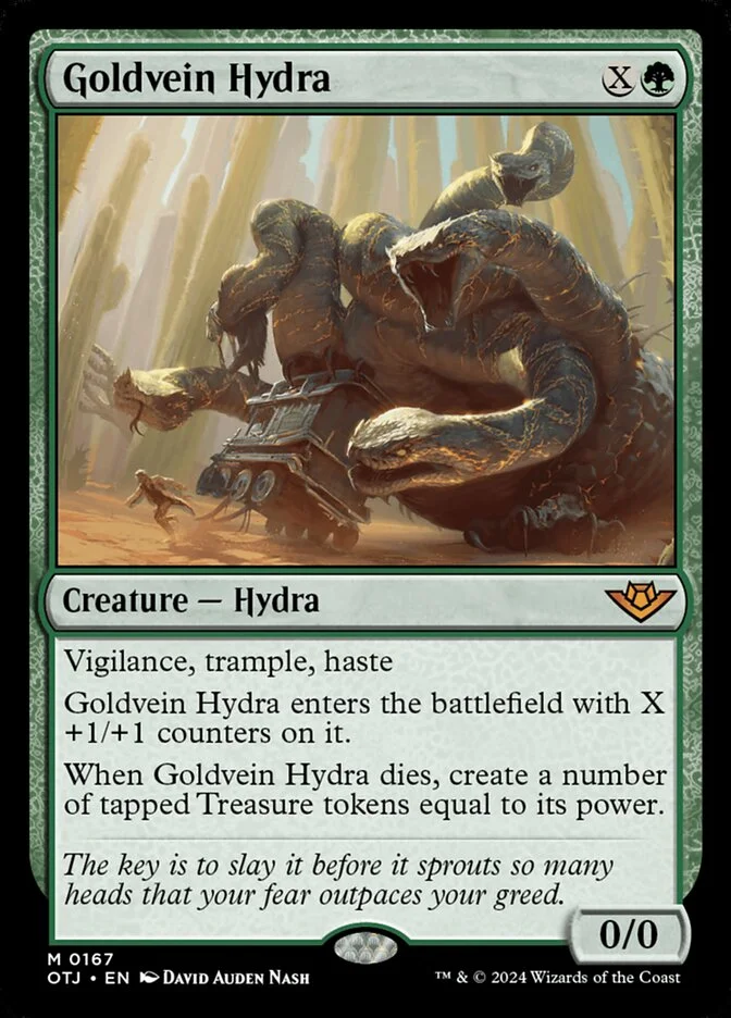 Goldvein Hydra (Outlaws of Thunder Junction) - Magic: The Gathering in TCG Land