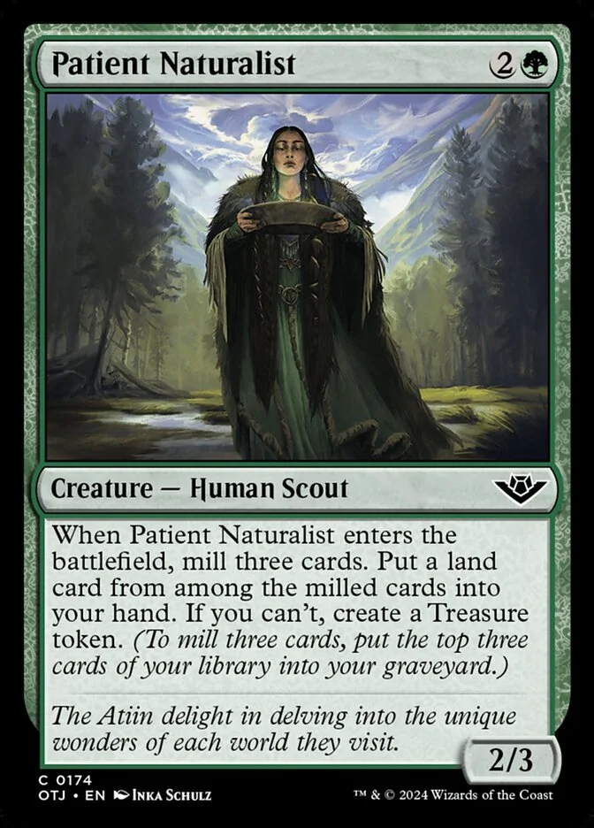 Patient Naturalist (Outlaws of Thunder Junction) - Magic: The Gathering in TCG Land