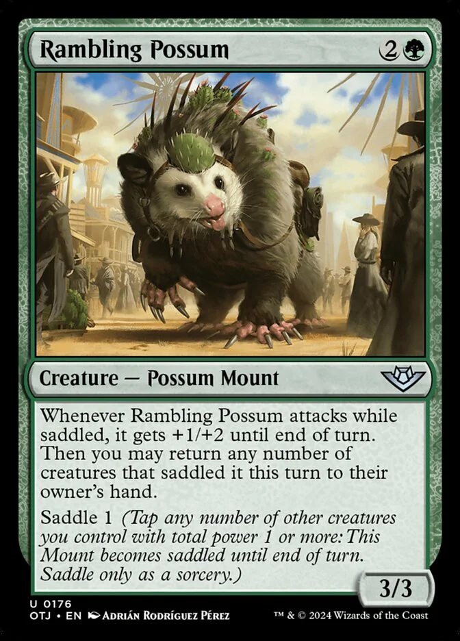Rambling Possum (Outlaws of Thunder Junction) - Magic: The Gathering in TCG Land