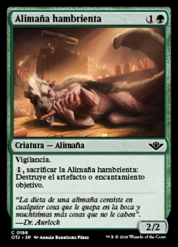 Alimaña hambrienta (Outlaws of Thunder Junction) - Magic: The Gathering in TCG Land México