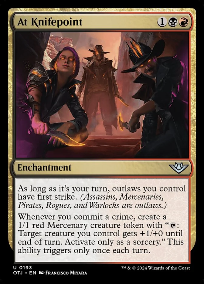 At Knifepoint (Outlaws of Thunder Junction) - Magic: The Gathering in TCG Land