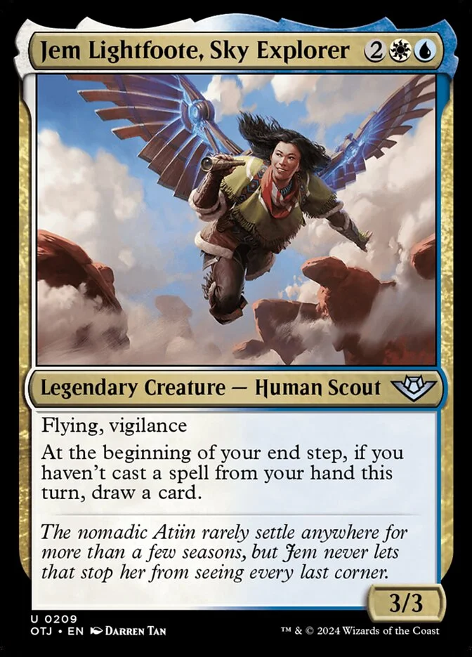 Jem Lightfoote, Sky Explorer (Outlaws of Thunder Junction) - Magic: The Gathering in TCG Land