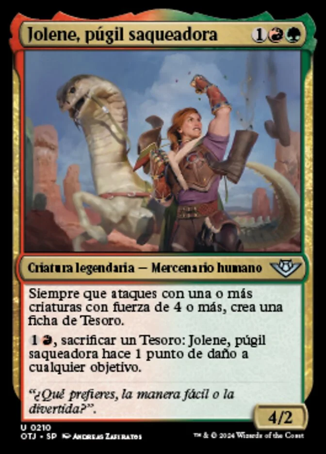 Jolene, púgil saqueadora (Outlaws of Thunder Junction) - Magic: The Gathering in TCG Land