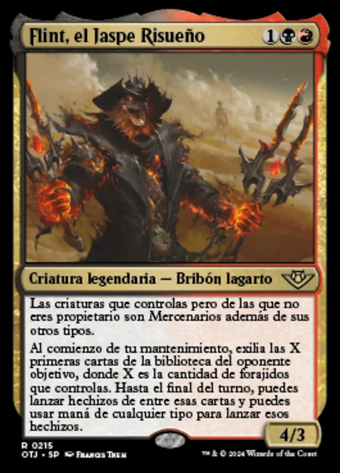 Flint, el Jaspe Risueño (Outlaws of Thunder Junction) - Magic: The Gathering in TCG Land México