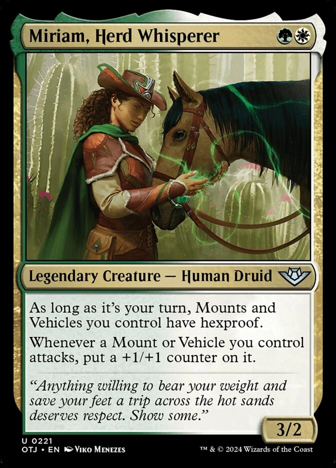 Miriam, Herd Whisperer (Outlaws of Thunder Junction) - Magic: The Gathering in TCG Land