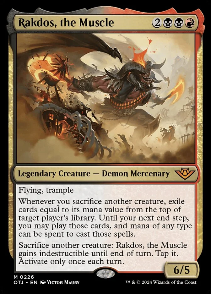 Rakdos, the Muscle (Outlaws of Thunder Junction) - Magic: The Gathering in TCG Land